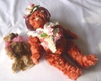 Gund, Barton's Creek, Raspberry Tea and Brown Sugar by Marsha Friesen plush Bear doll set with box.