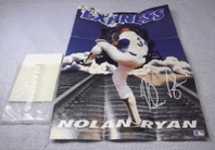 Nolan Ryan Express, 1993 poster, from Kelloggs, original plastic sleeve package, cardboard insert.