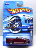 Switchback, Hot Wheels 2005, Twenty + series, red and black with retail display card. 119