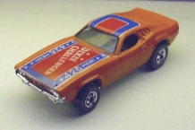 Dixie Challenger, Hot Wheels 1982 toy car Orange, HotWheels.
